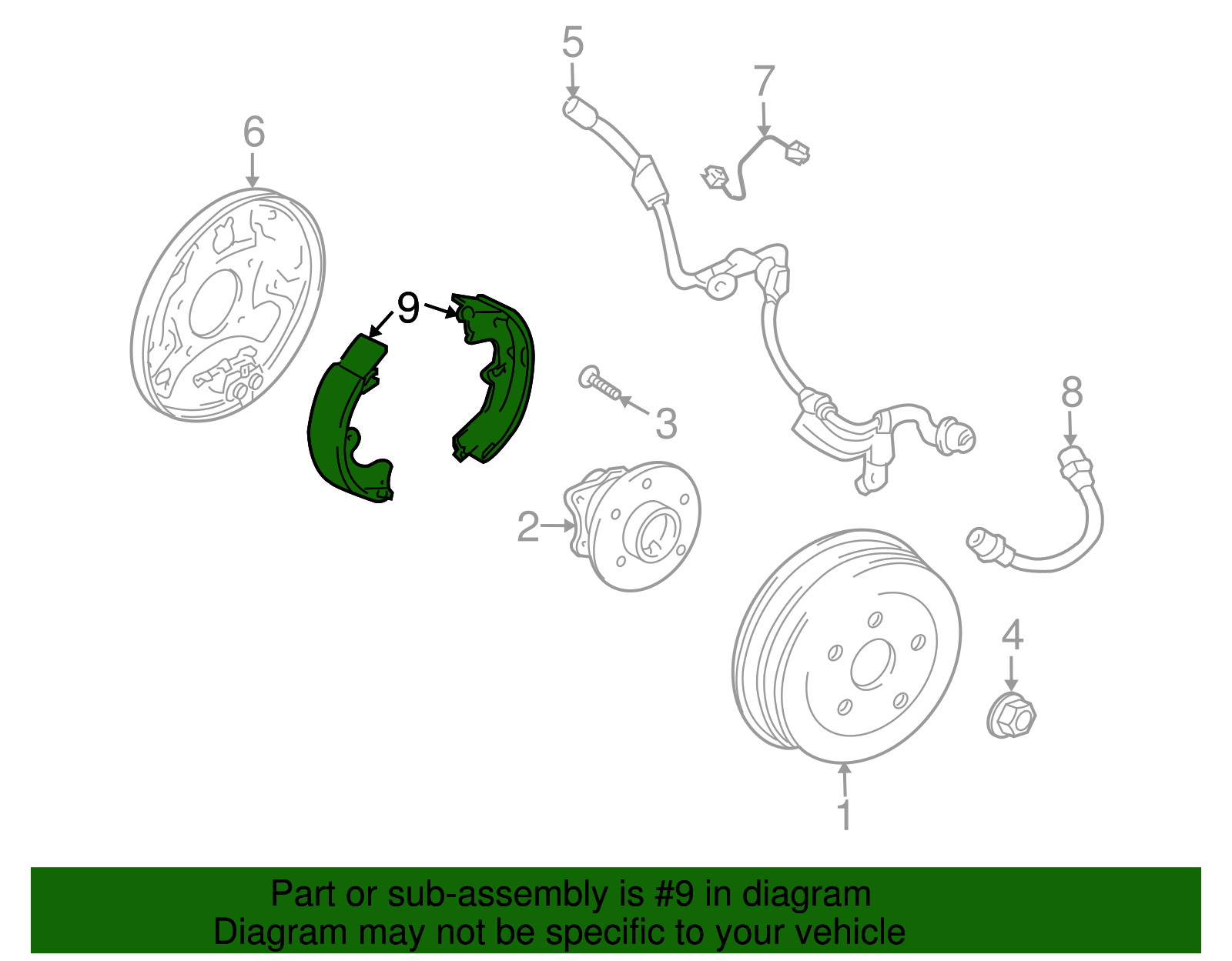 Brake Shoes - Toyota (04495-63011)