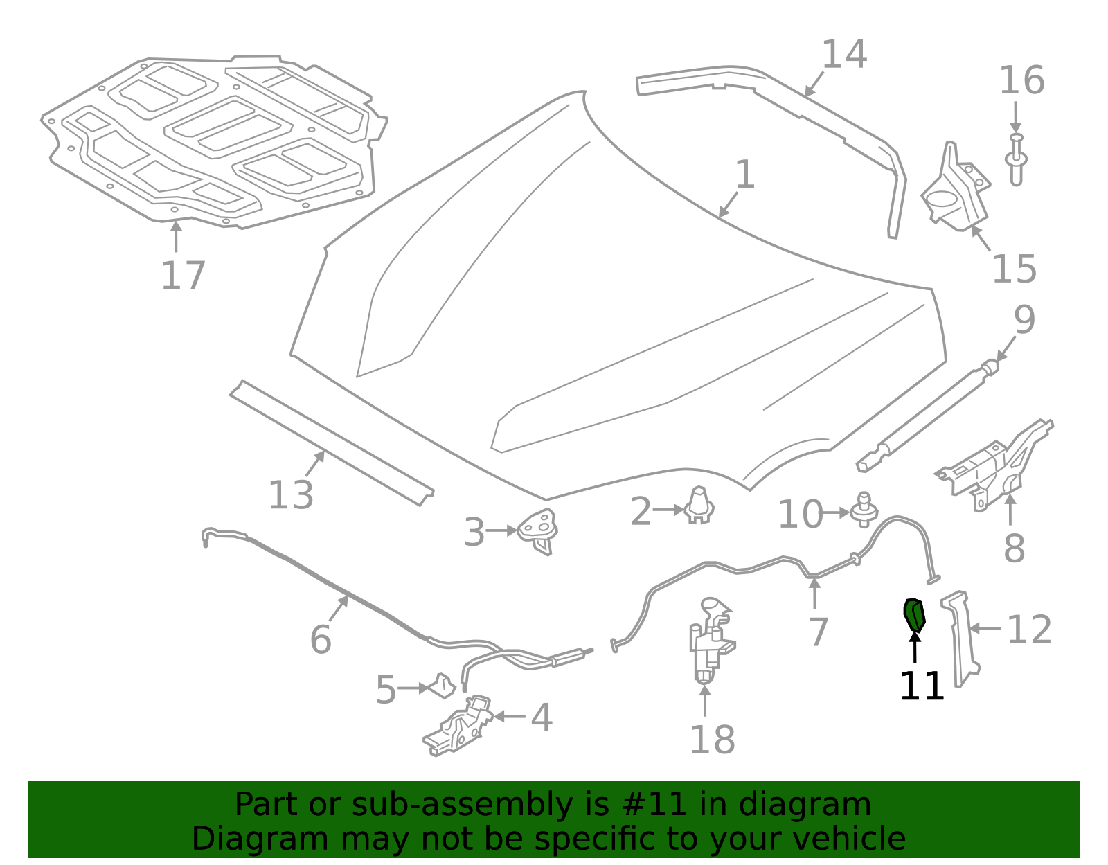Release Handle - Toyota (53601-WAA01)