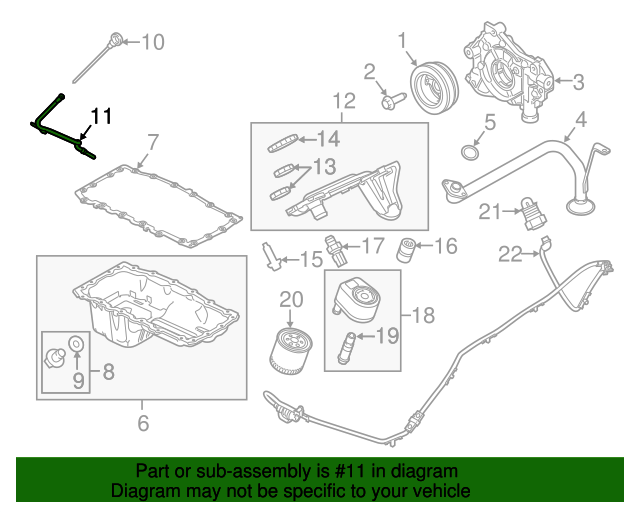 20102016 Ford Ford F250 F350 Super Duty F150 6.2L V8 Engine Oil