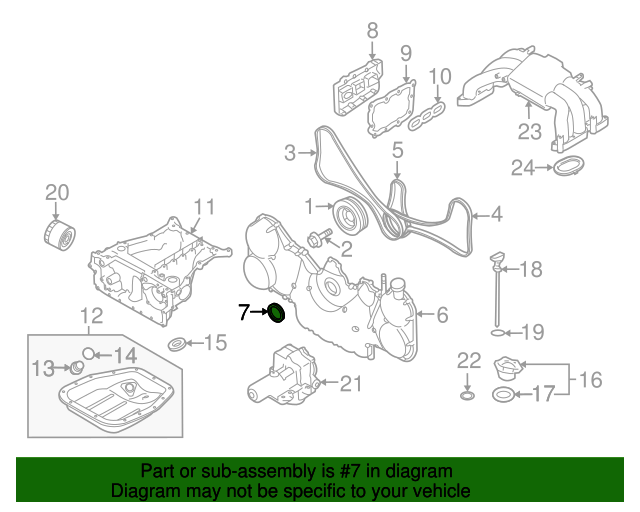 806786040 Rear Main Seal 19902021 Subaru Easy Subaru Parts