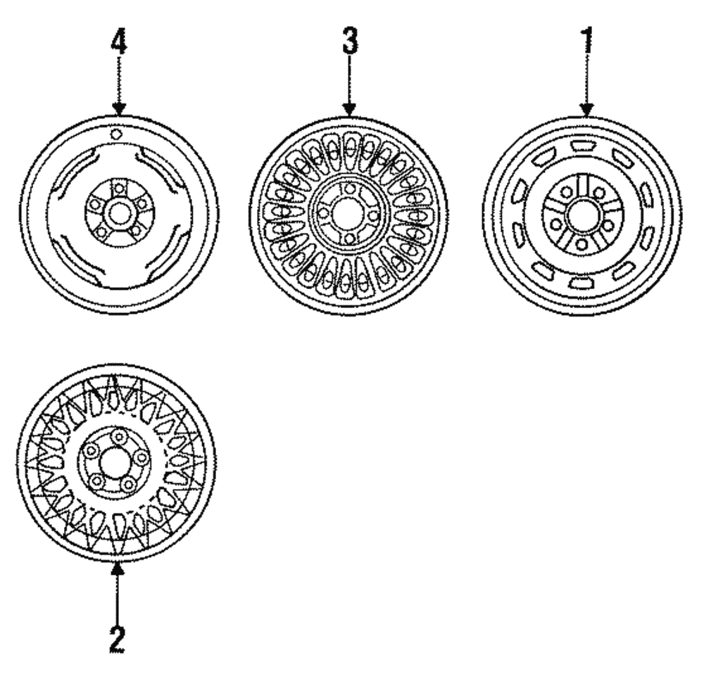 Wheel - Ford (E94Y-1007-A)