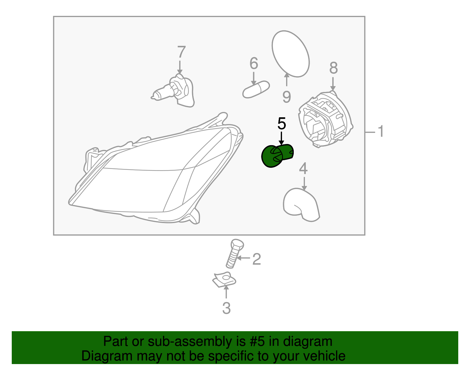 Bulb, Hdlp - GM (93192079)