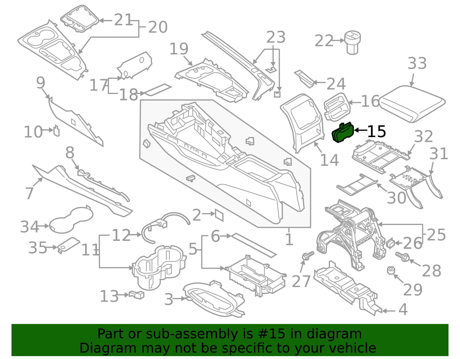2017-2024 Audi Compartment Trim 8W0-863-324-6PS | Retail Performance ...