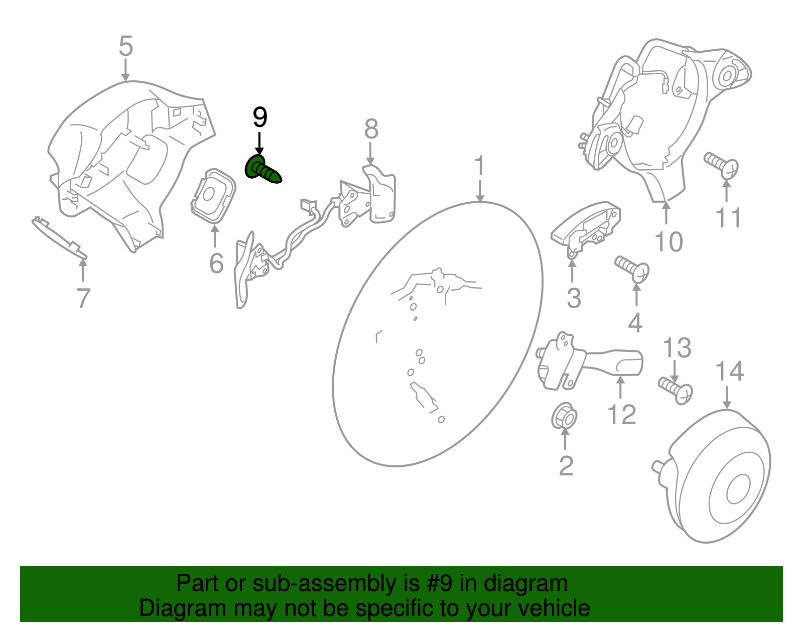 Paddle Switch Screw - Scion (SU003-00855)