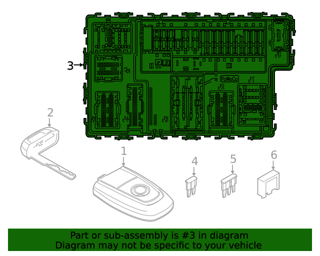 20192020 Ford Ranger Body Control Module JU5Z15604BP