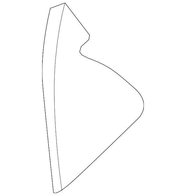 Very Dark Pewter Driver Side Instrument Panel Outer Trim Cover - GM (96909220)