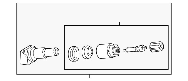 LR156917 - Tire Pressure Monitoring System (TPMS) Sensor Valve Assembly ...