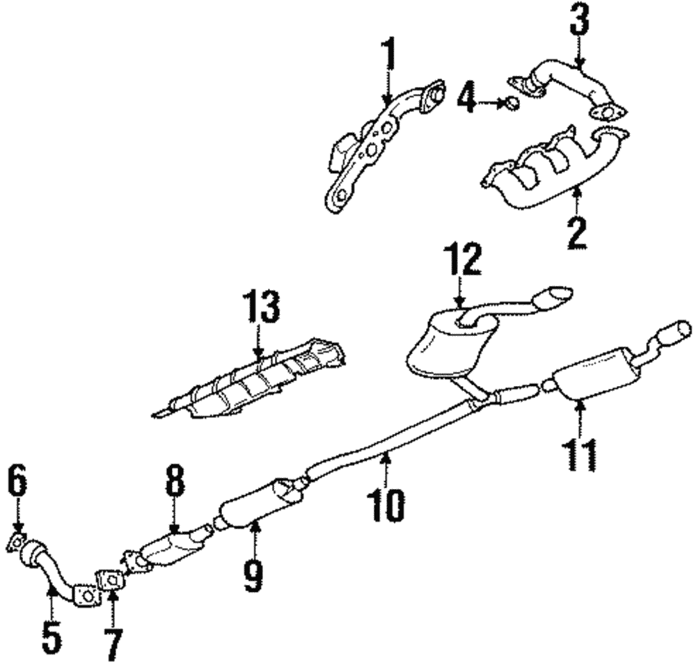 Muffler & Pipe - GM (25668335)