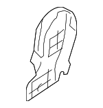 Genuine Hyundai 89160-0W500-WKR Seat Cushion Covering Assembly