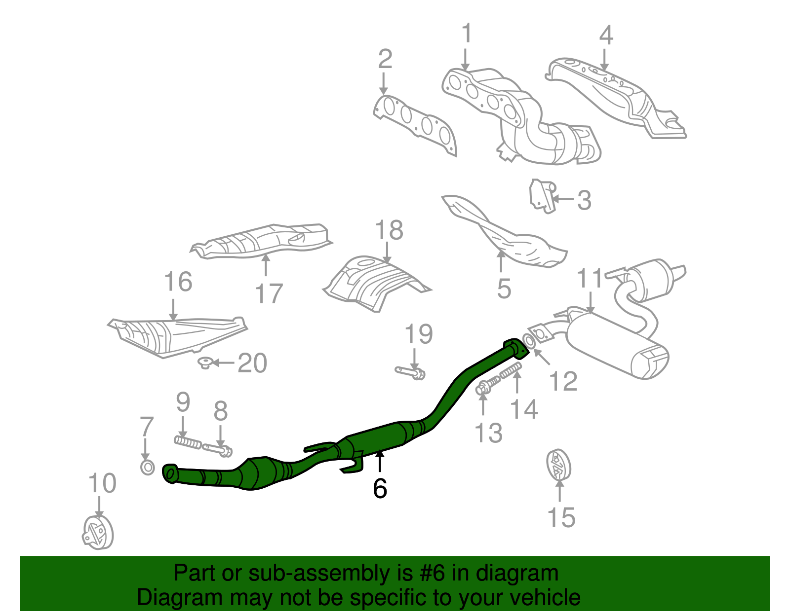 Front Pipe - Toyota (17410-22070)