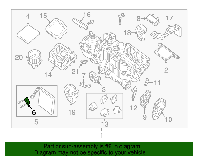 20042021 Nissan Expansion Valve 92200ZC00A Nissan Parts Store