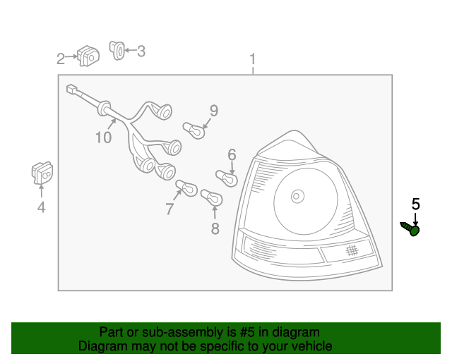 K997690516B Tail Lamp Assembly Screw 20022009 Kia Kia.Parts Store