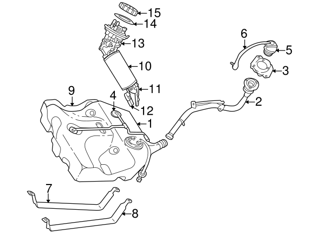 Genuine Mopar Locking Gas Cap 5278655AB