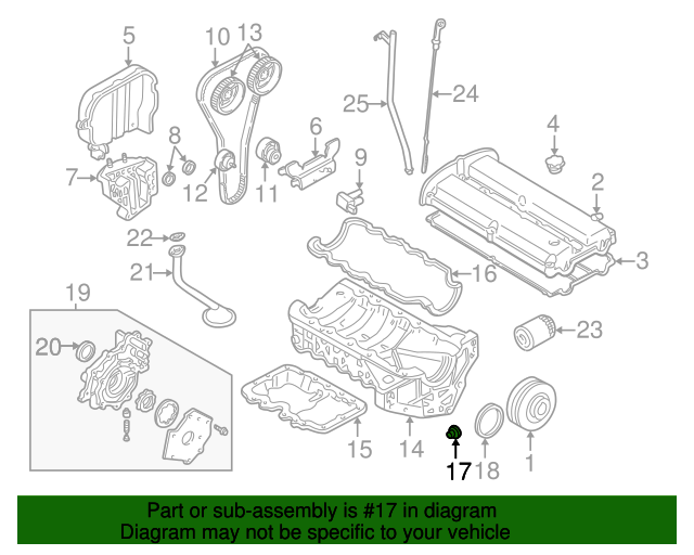 19952011 Mazda Drain Plug YF091046Y