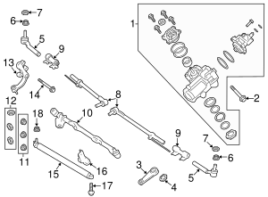 Genuine OEM Ford Steering Drag Link Part# HC3Z-3304-C Fits 2017-2022