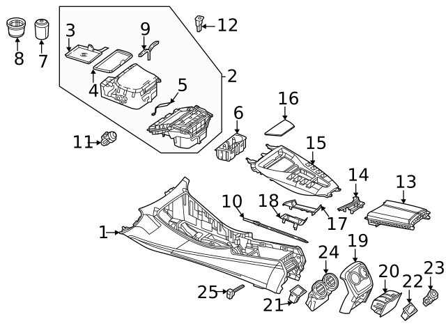 290-680-06-01-9051 - Rear Cover 2019-2023 Mercedes-Benz | Mercedes-Benz ...