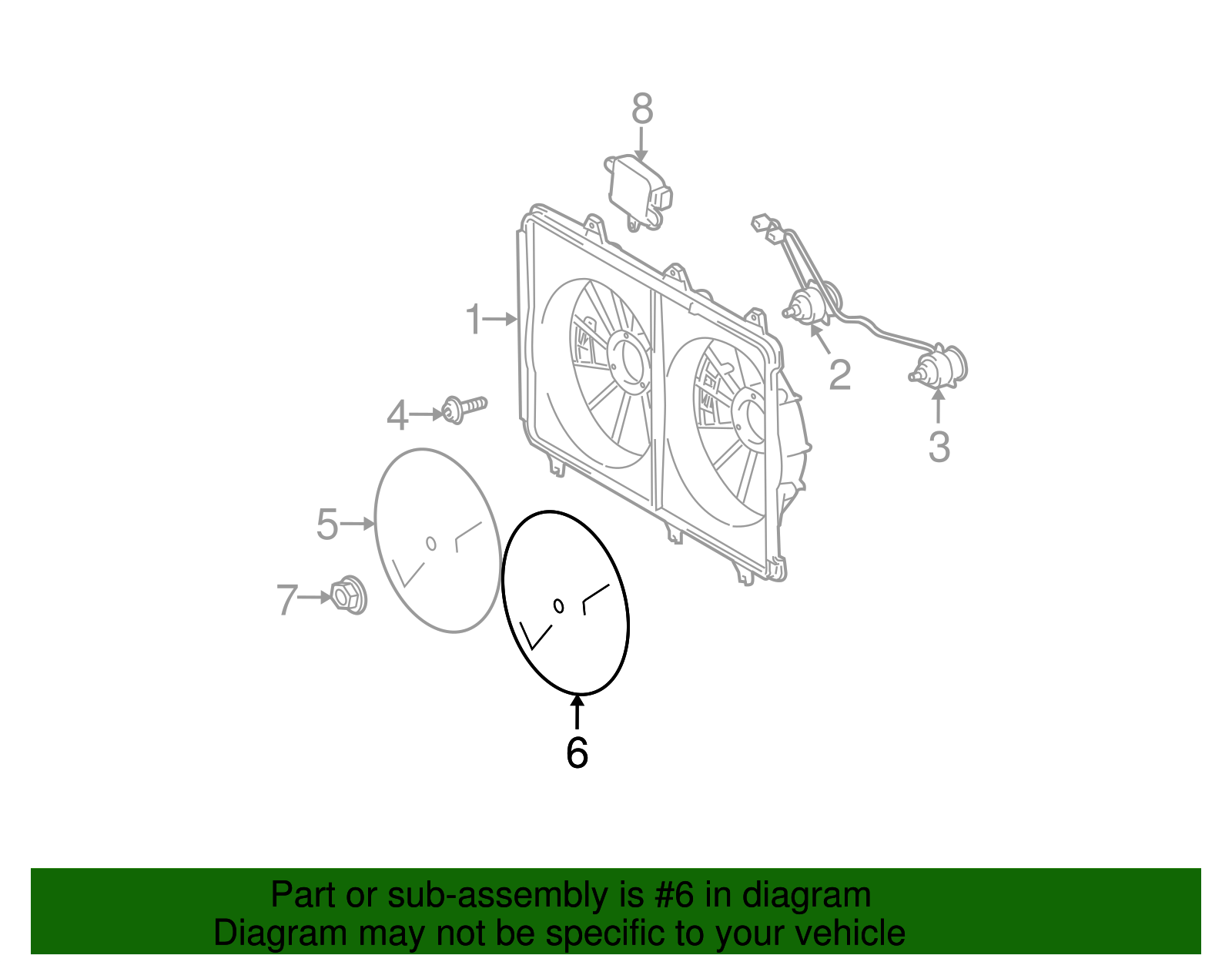 Fan Blade - Toyota (16361-0P220)