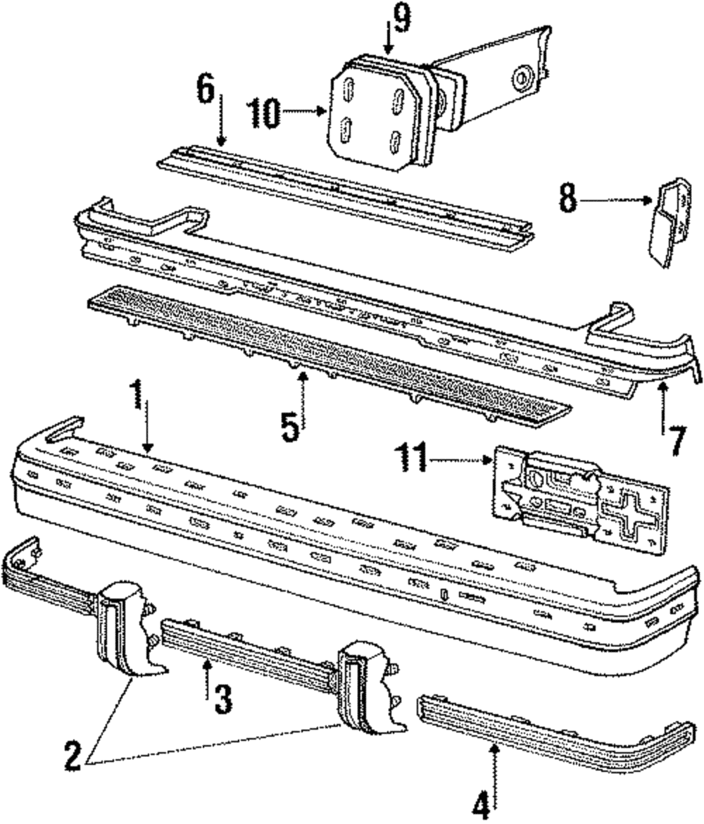 Energy Absorber - Ford (E8AZ-17787-A)