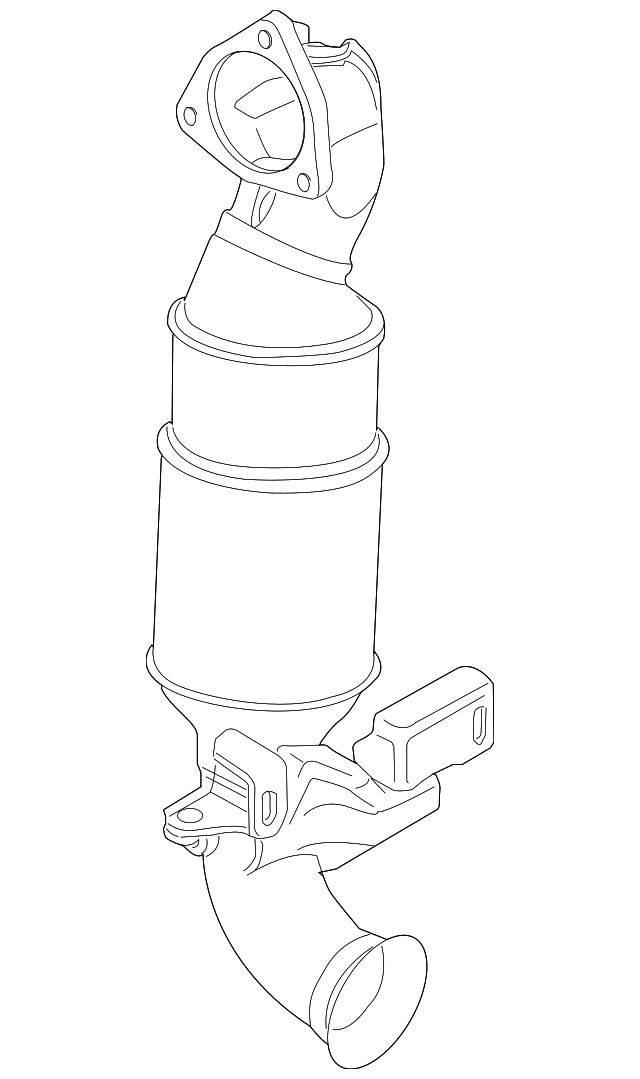 20072016 Mini Catalytic Converter 18307599436 BMW Mini Parts Depot