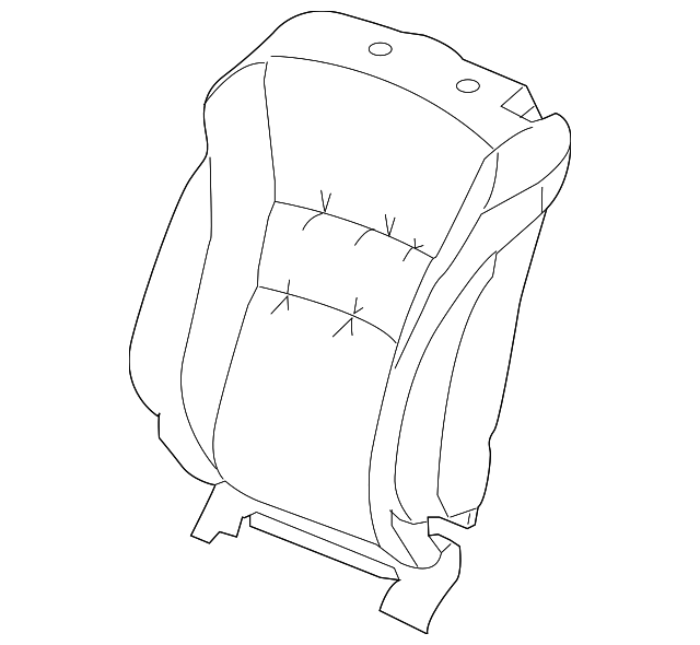 81125T2FL22ZA Cover Set R Trim *NH836L* (Side Airbag) (Wisteria