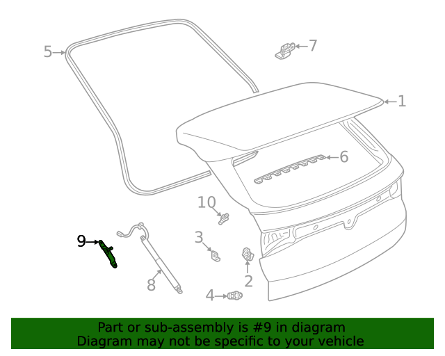 Support Cylinder Bracket 11K-827-428-B