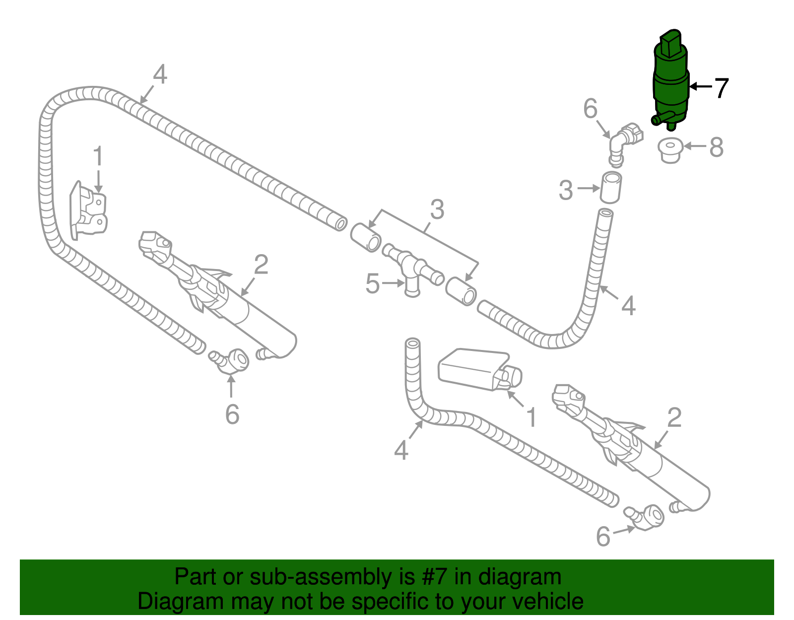 Washer Pump 6R0-955-681