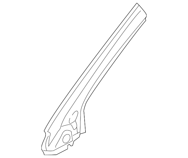 20112014 Mazda 2 Windshield Pillar Reinforced Driver's Side (LH) D65171242B