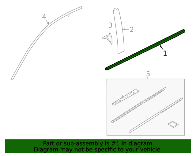 20162020 Honda Civic Molding Assembly, R Front Door 72410TBAA01
