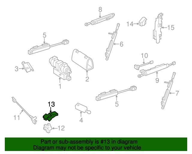 231-820-02-10 - Convertible Top Switch 2013-2020 Mercedes-Benz ...