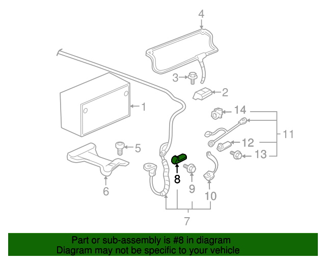 19116950 GM Battery Positive Cable Terminal Cover GM Parts Store