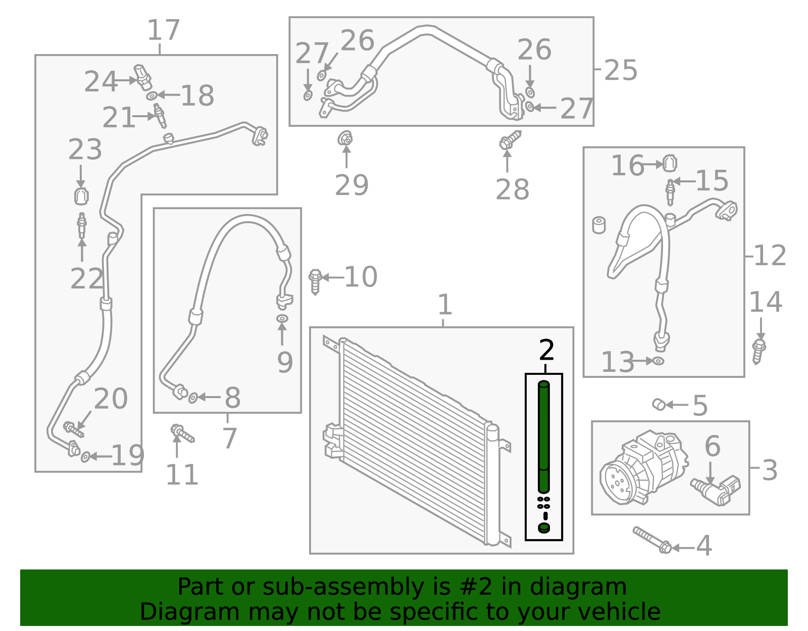 Drier Dessicant Bag 5Q0-298-403-D