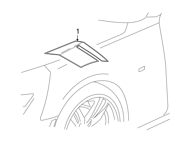 Genuine OEM GM Part - Exterior Trim, Fender Hash Decal Package 