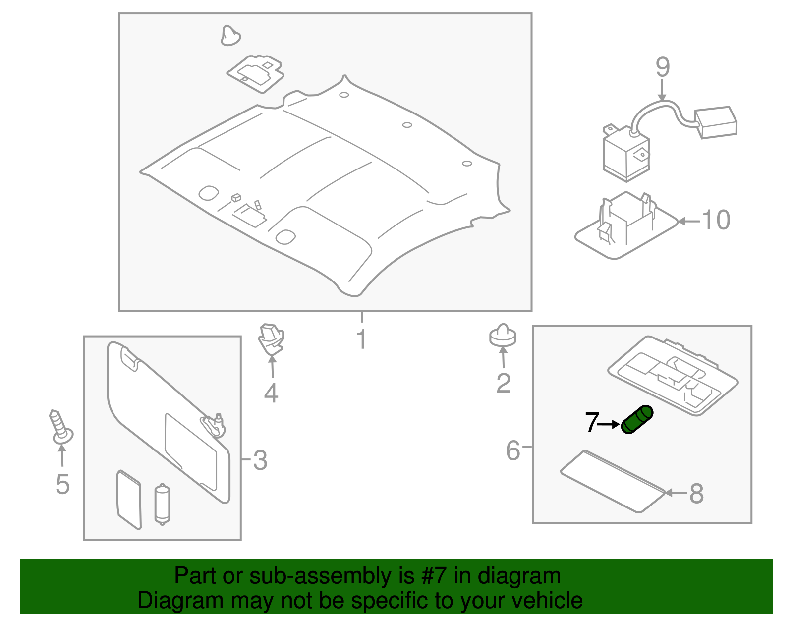 Map Lamp Bulb - Scion (SU003-02569)