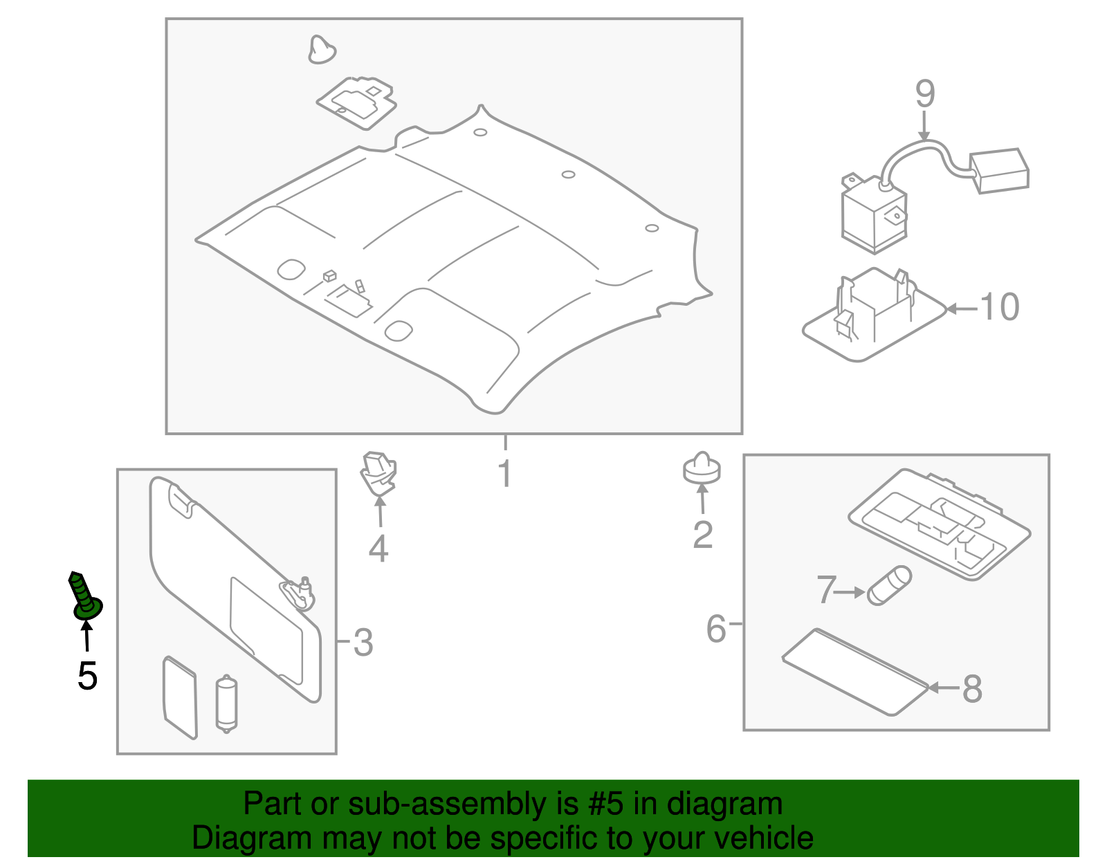 Sun-Visor Screw - Scion (SU003-02923)