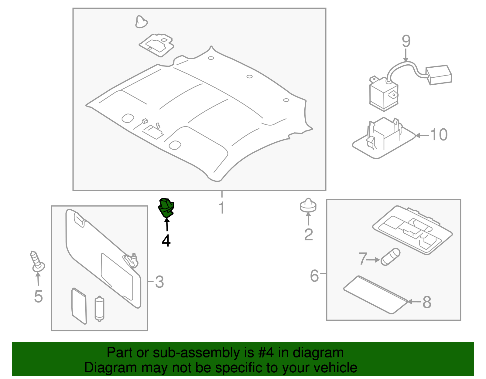 Sun-Visor Holder - Scion (SU003-03180)