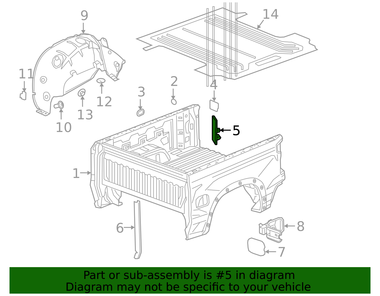 Rear Combination Lamp Cover - GM (84413424)
