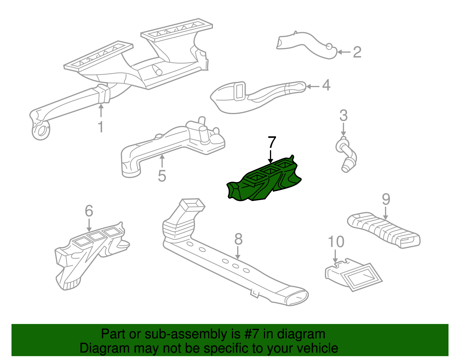 Air Distributor - GM (25703473)