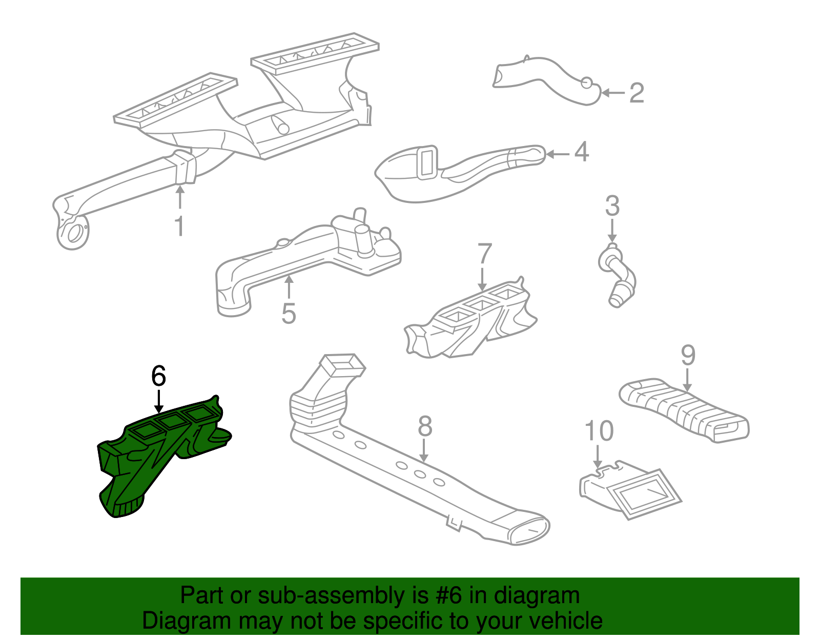 Air Distributor - GM (25703474)