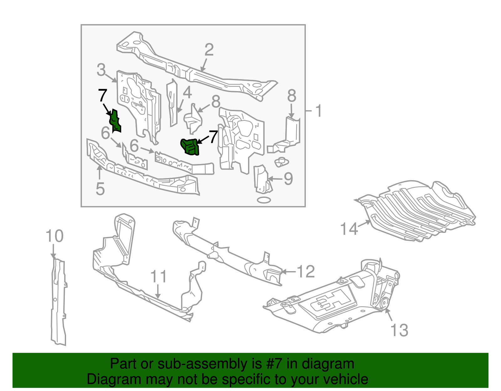 F Bracket - GM (94713656)