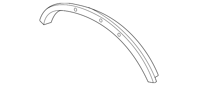 Wheel Opening Molding - GM (88891393)