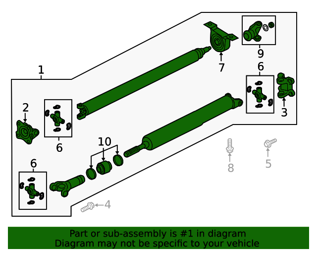 20192020 Ford Ranger Drive Shaft KB3Z4R602B OEPartsQuick