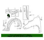 14 19 Toyota Highlander Air Guide 0e0 Toyota Parts