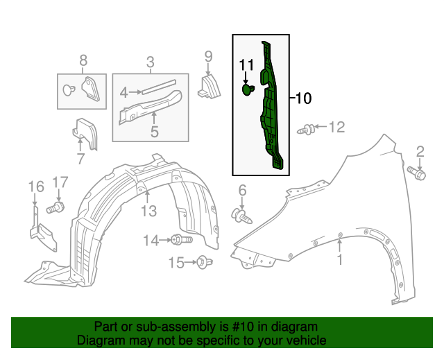 20142019 Toyota Highlander Dust Seal 538270E010 Toyota of Des