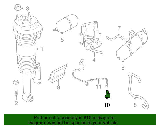 37146861319 20162022 BMW Lateral Accelerometer Sensor (37146861319) BMW of South
