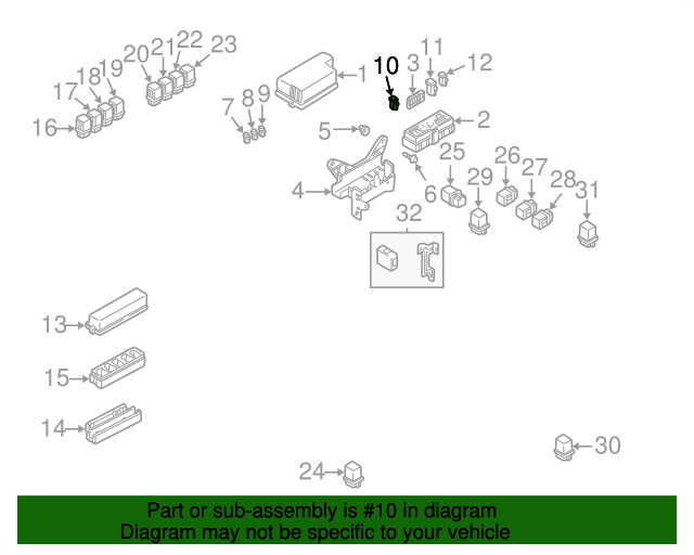 Fusible Link Nissan (24370C9921)