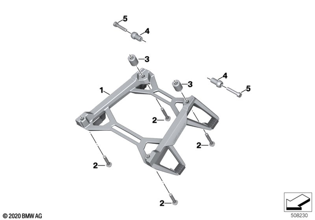 46548396547 - Case Holder 2019-2024 BMW-Motorrad F 900 R | BMW 