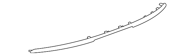 84371054 - Exterior Bright Rear Bumper Fascia Molding - 2021-2022 GM