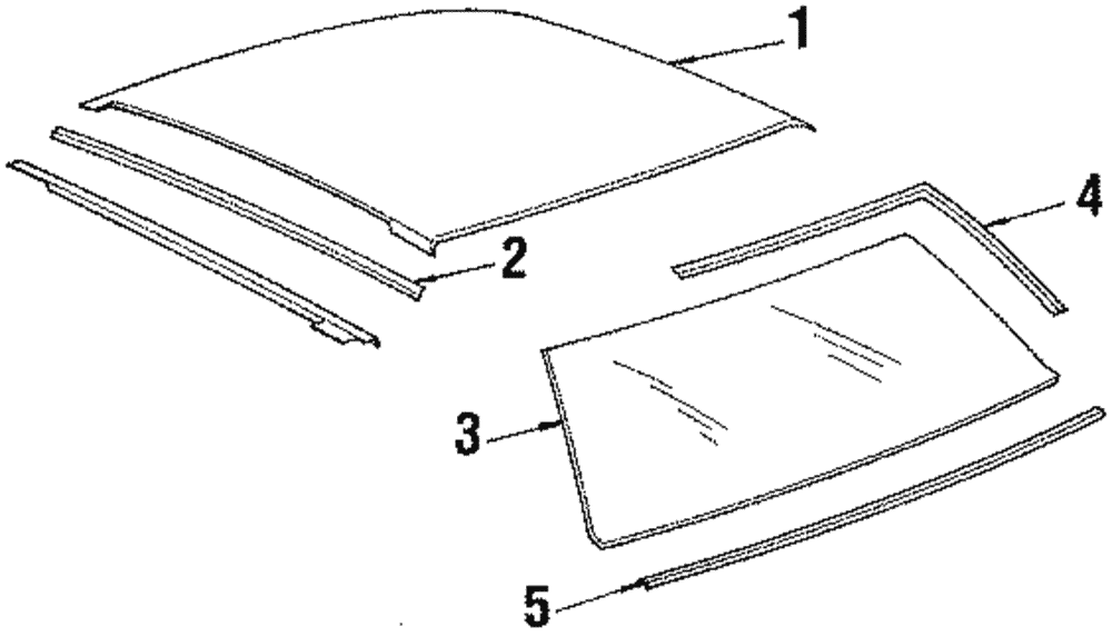 Back Glass - GM (20480998)
