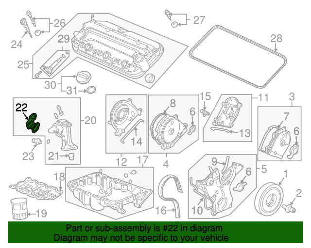 Gasket, Oil Filter Base Honda (15302RDVJ00) Cheaper Honda Parts