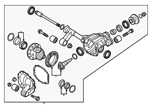 2019-2023 Nissan Differential Assembly 38500-9FV3A TascaParts